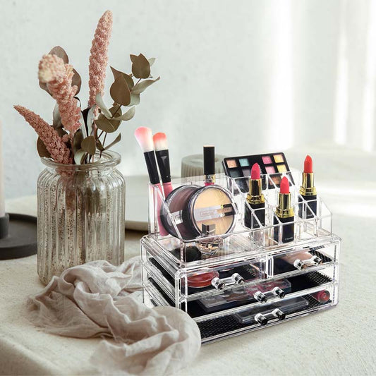 Deamira BeautyVault make-up organizer, weergave van de lades